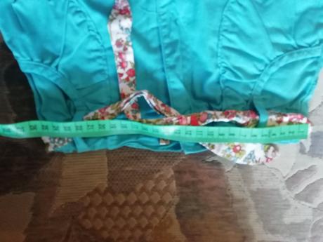 Krásná tyrkysová sukénka nová-cca 98, 98