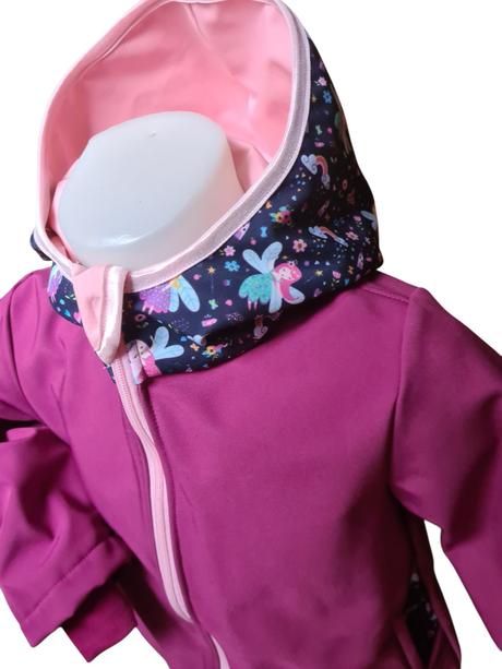 Softshellový kabátek s fleecem, 80 - 152