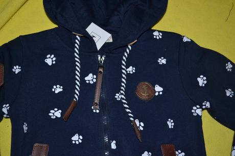 Oteplená mikina s ťapkami v.128-158, 128 / 146 / 158