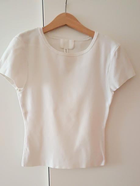 Přiléhavé tričko z jemného úpletu zn.h&m vel.xs/s, h&m,xs