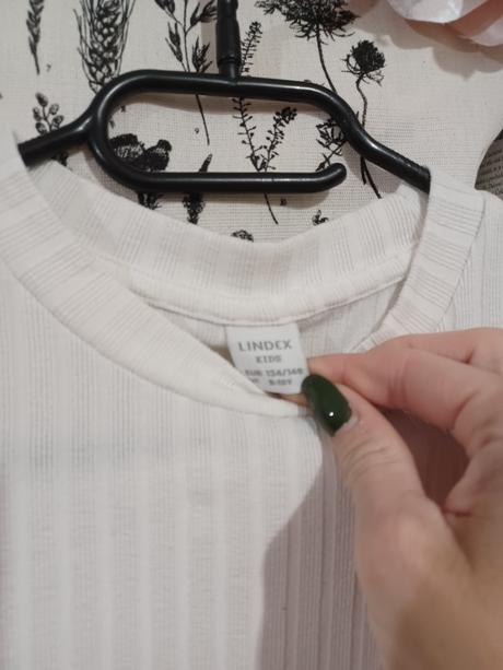 Žebrované tričko lindex 134/140, lindex,140