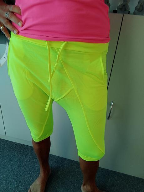 Neonové baggy/nasrávačky zn."l&y italy" vel."m/l", m