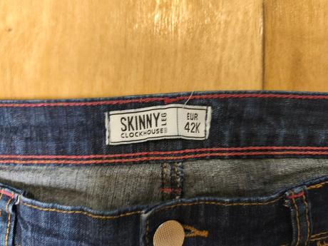 Džíny skinny 42k, clockhouse,42