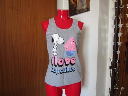 Pěkné bavl. tričko s obrázkem, vel. s, jako nové, peanuts,s