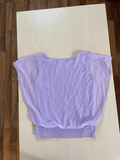 Fialkový dvojitý top, vel l, ale menší cca s/m i m, s
