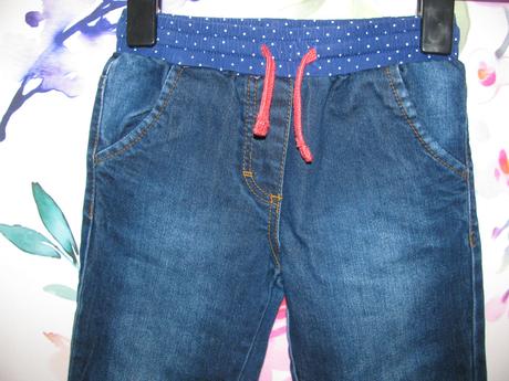 Strečové dívčí džíny s gumou v pase john baner, 122