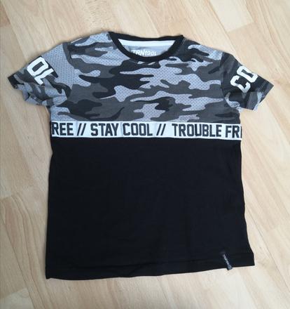 Maskáčové triko & tričko trn vel. 104/110, terranova,104