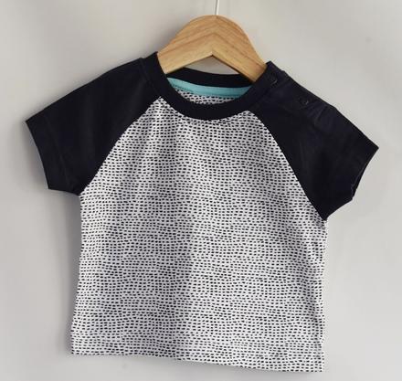 Tričko vel. 0 - 3 m, nutmeg,62