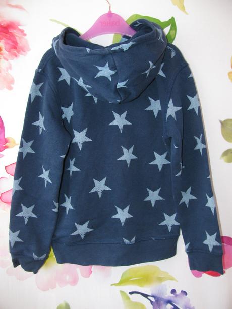 Chlapecká bavlněná mikina s kapucí h&m, h&m,122