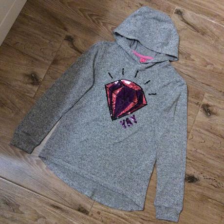 Tenčí mikina/tričko s drahokamem, 146