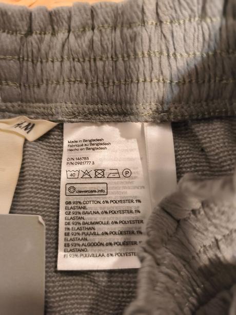 Khaki šortky h&m, h&m,146