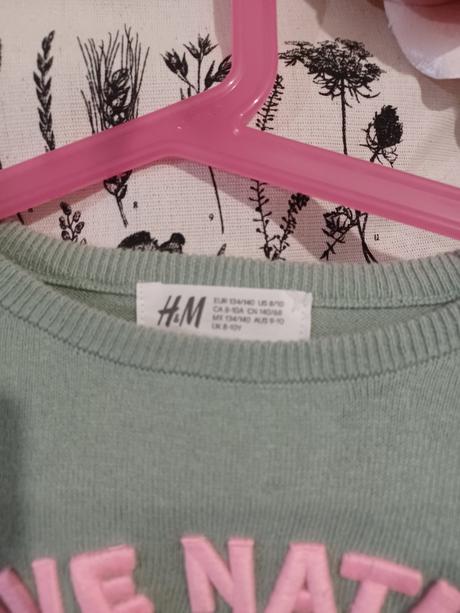 Mint svetr se srnečkou h&m 134/140, h&m,140