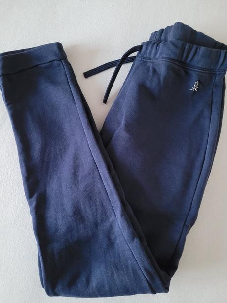 Tm.modré holčičí tepláky, benetton,158
