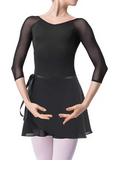 Cvičební gymnastický trikot se sukýnkou,v.152-s,l, 152 - xs