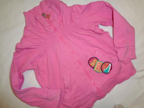 Pěkná růžová mikina, dopodopo,98