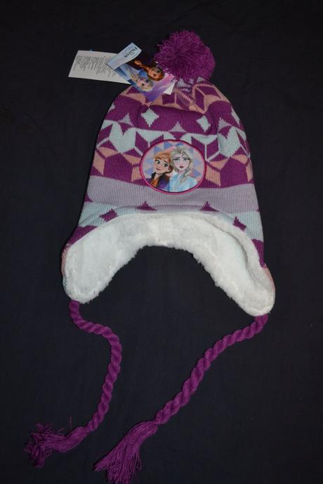 Zimní čepice frozen disney s kožíškem uvnitř, disney,110 - 146