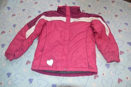 140 146 teplá zimní bunda, columbia,140