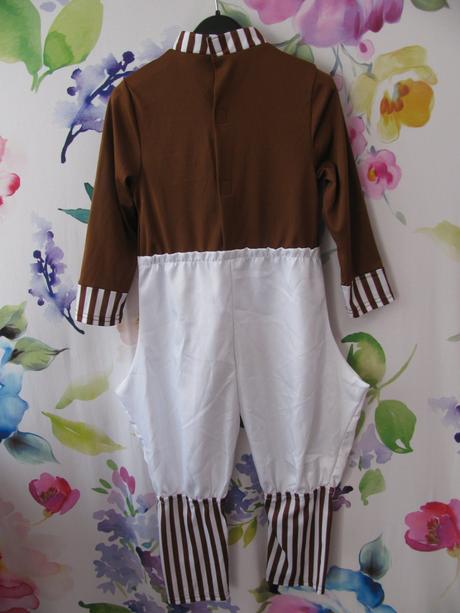 Kostým-karlík a továrna na čokoládu willy wonka, 