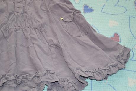 Fialové šaty s kanýry, next,98