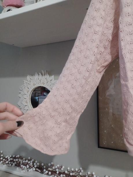 Starorůžové bolerko - krátký svetřík h&m 170 / xs, h&m,170