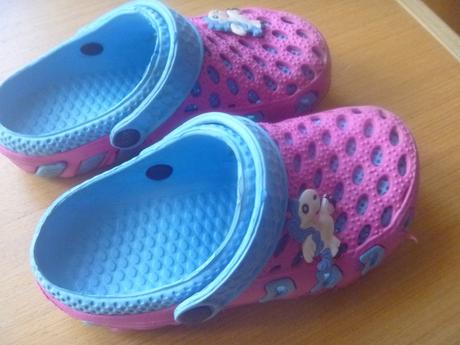 Růžovomodré crocsy s jednorožcem vel. 31, 31