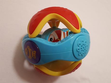 Zvukový a světelný míč, infinifun rattle ball,