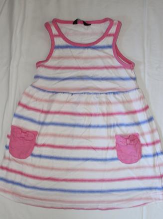 Op662. bavlněné šaty 1-1,5 let, george,86