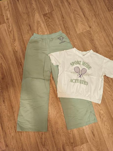Zelenkavý set h&m tenis, h&m,152