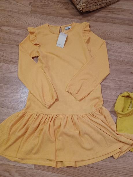 Žlutý komplet h&m + reserved 146/152, h&m,146 / 152
