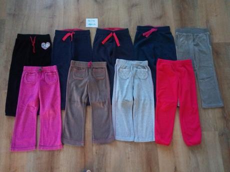 4 x tepláky, vel110/116, f&f,110