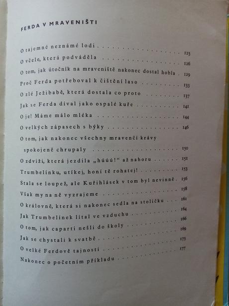 Kniha ferda mravenec, 