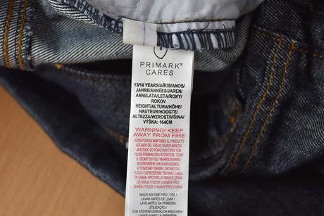 Džíny vel. 13 - 14 let, primark,164