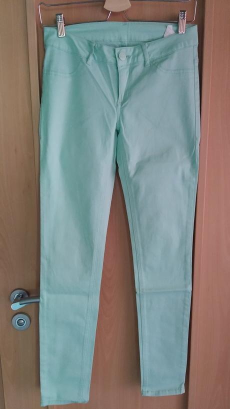 Elastické kalhoty, fishbone,s