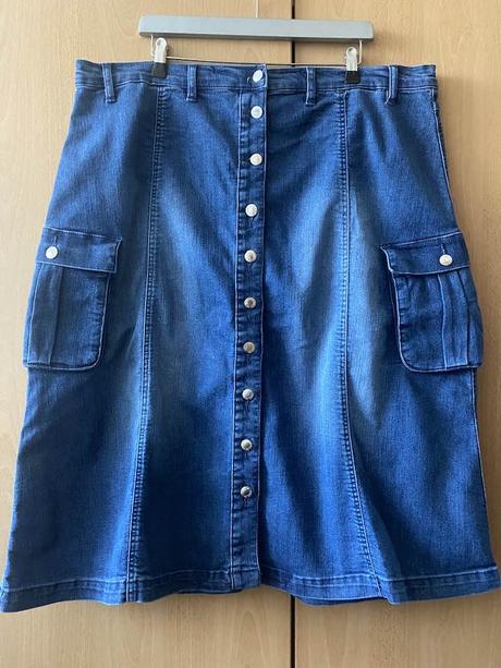 Džínová sukně vel. xxl / 50, bonprix,xxl
