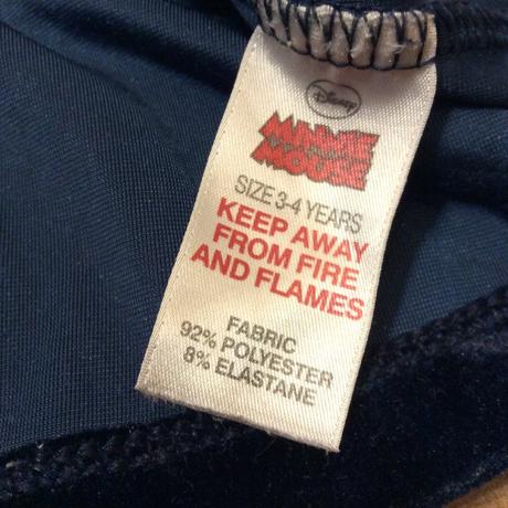 Sametkové šaty s myškou minnie, disney,104