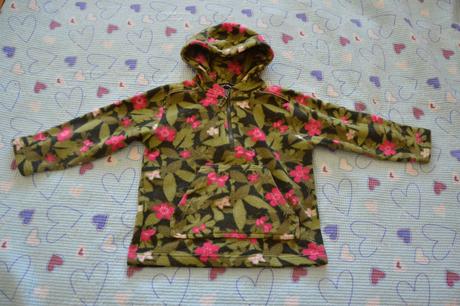 Fleesová mikina se vzorem, 110