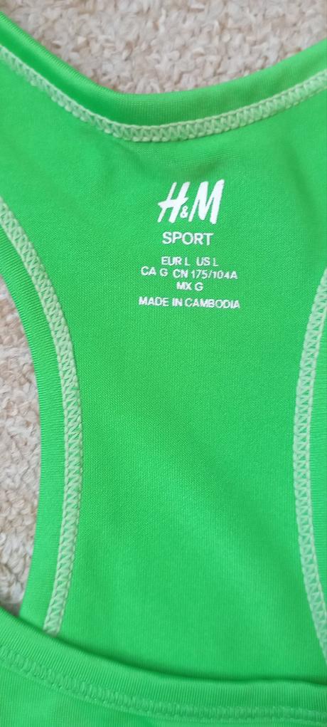 Tílko - boxer zn."h&m" vel."l" oblékne i větší vel, h&m,l
