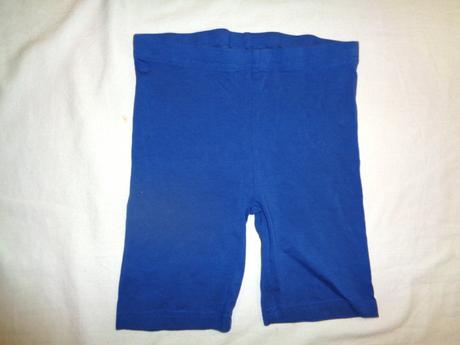 Modré legínové elastické kraťasy, alive,140