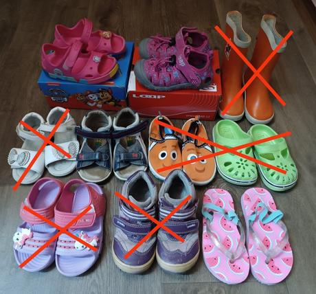 Dívčí letní boty, vel. 21-25/26, loap,22