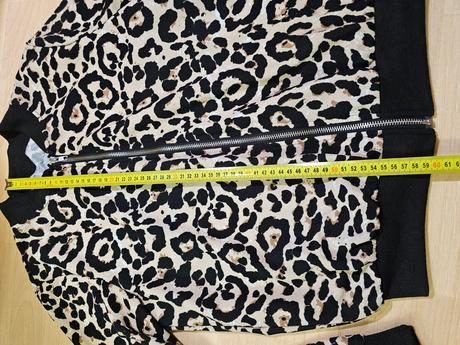 Mikina leopardní vzor, slabší, m