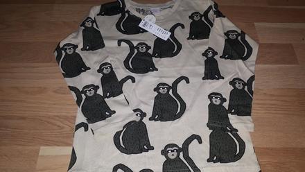 Tričko s opičky 116 lindex, lindex,116