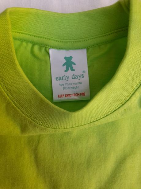 Tricko se stonožkou 12-18 měsíců, early days,80