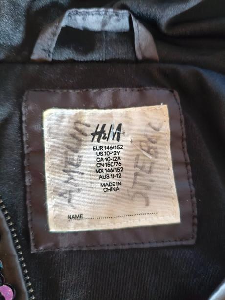 Mikina do pasu croptopová 146/152, h&m,146