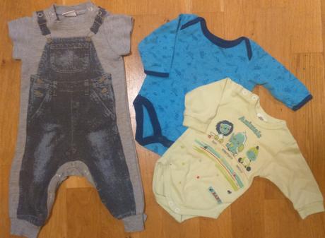 2x body + overal - vel. 56, baby,56