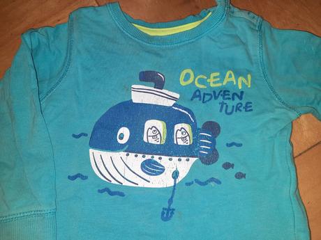 Klučičí mikina ponorka, velryba vel. 86, pepco,86