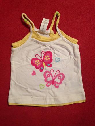 Dívčí tílko motýl, baby club,68