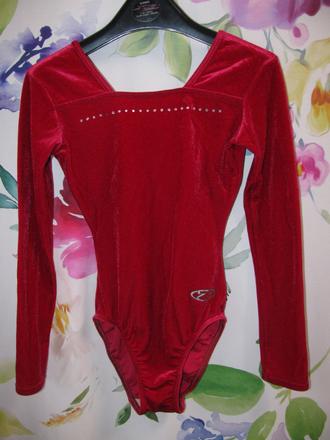 Dívčí elastický gymnastický, taneční dres, 164