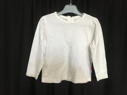 Vel. 86 bílé triko na knoflíky, 86