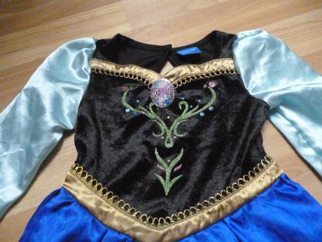 Karneval děti šaty frozen vel. 3-4,