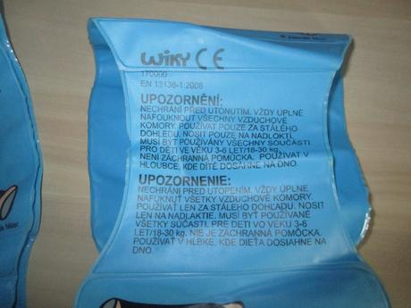 Nafukovací rukávky,